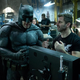 Ben Affleck and Zach Snyder on the set of Batman v Superman.